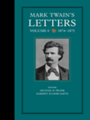 cover image of Mark Twain's Letters, Volume 6
